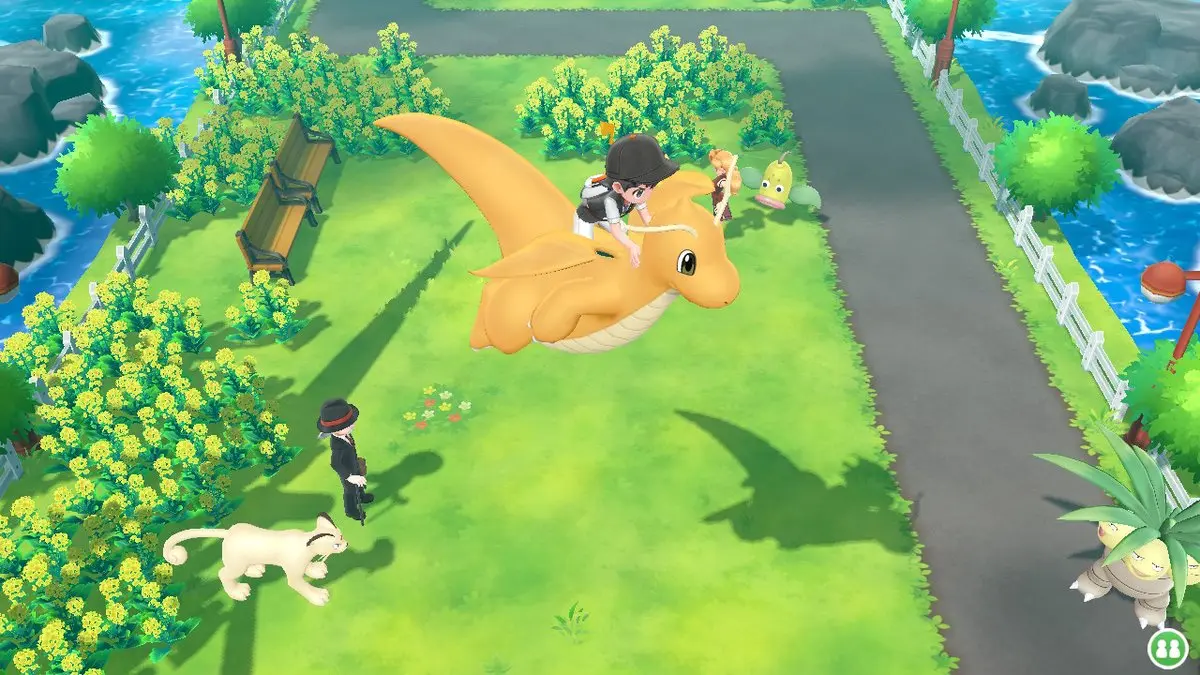 Screenshot from Pokémon Let's Go!
